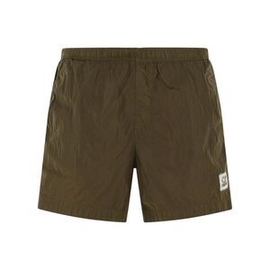 C.P. Company Green Polyamide Swimsuit Men